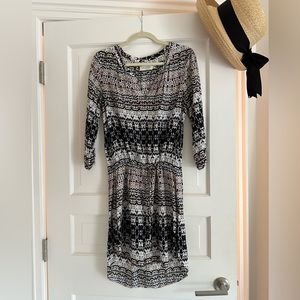 Velvet (Brand) silk multi color dress